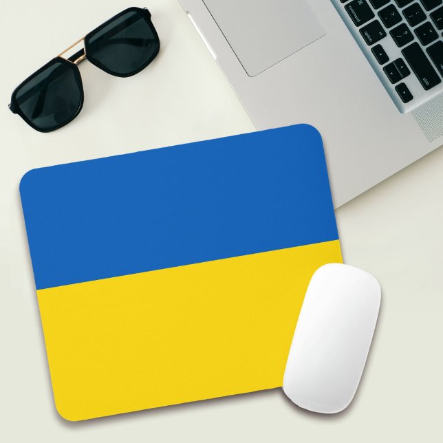 The Flag of Ukraine Mouse Pad (Creator Uploaded)