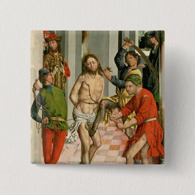 The Flagellation 15 Cm Square Badge (Front)