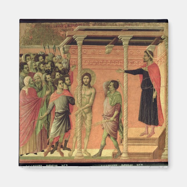 The Flagellation, from the Maesta altarpiece Magnet (Front)