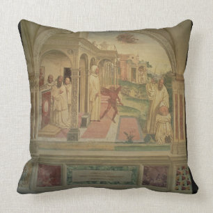 The Flagellation of St. Benedict, from the Life of Cushion