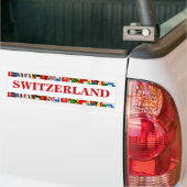 The Flags of the Cantons of Switzerland Bumper Sticker (On Truck)