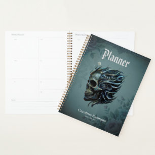 The Flame of Life: A Skull Design. Planner