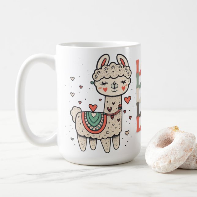 The Flame of Love Coffee Mug (With Donut)