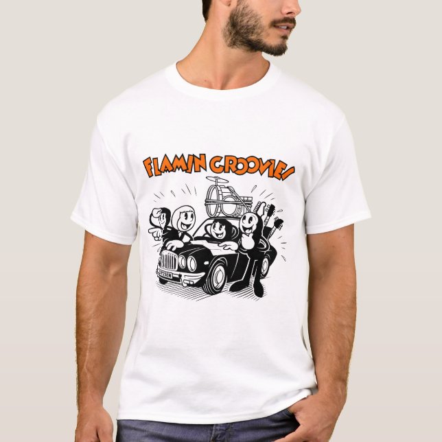The Flamin Groovies American 60s 70s Rock Band Men T-Shirt (Front)