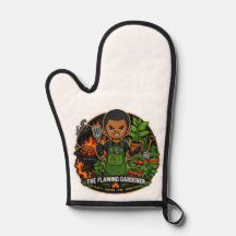 The Flaming Gardener Oven Glove