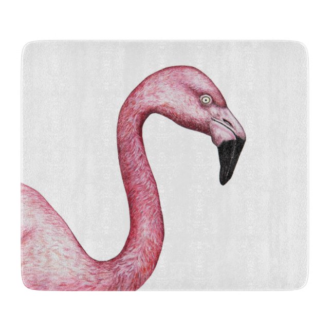 The Flamingo Cutting Board (Front)