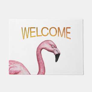 The Flamingo Doormat