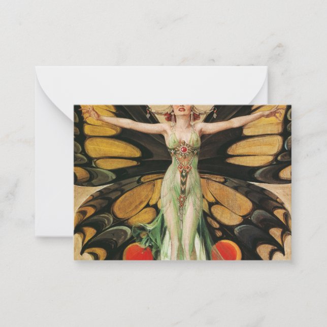 The Flapper, 1922 by Joseph Christian Leyendecker Card (Front)