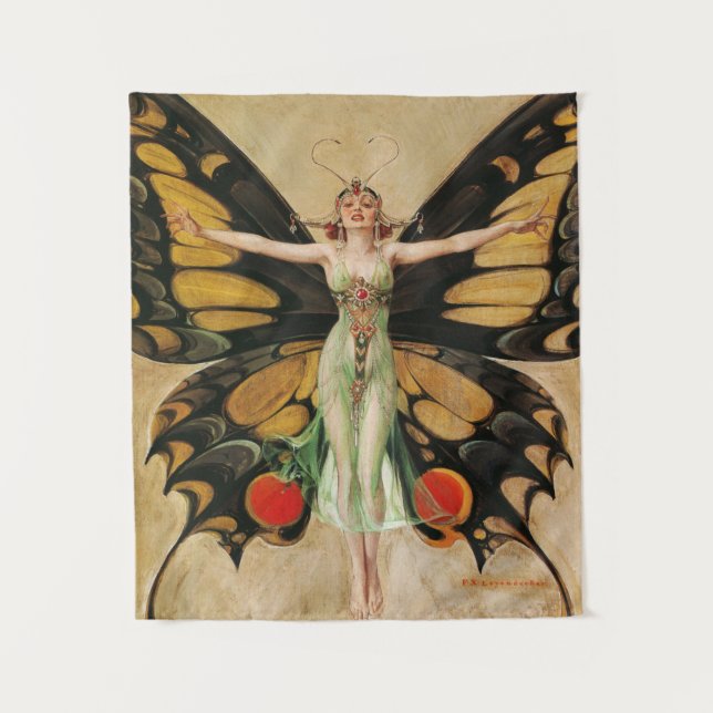 The Flapper, 1922 by Joseph Christian Leyendecker Tapestry (Front)