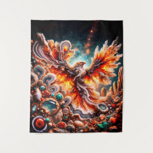 The Flarewing Hawk Tapestry