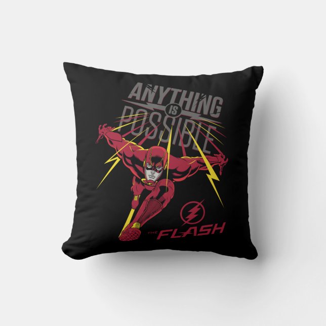 The Flash | "Anything Is Possible" Cushion (Front)
