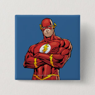 The Flash Arms Crossed 15 Cm Square Badge