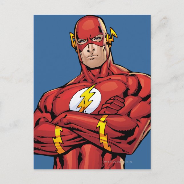The Flash Arms Crossed Postcard (Front)