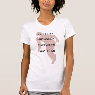 The Flash   "Blank Expression" Quote Silhouette T-Shirt