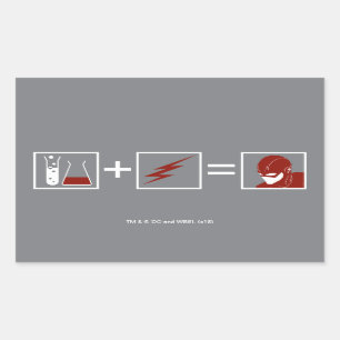 The Flash   Flash Equation Rectangular Sticker