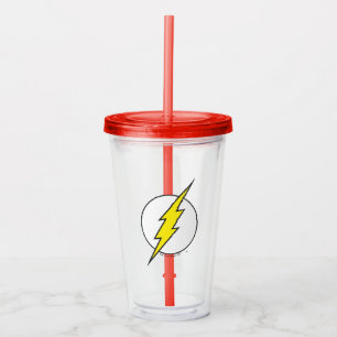 The Flash   Lightning Bolt Acrylic Tumbler