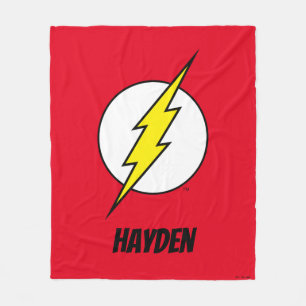 The Flash Lightning Bolt Fleece Blanket