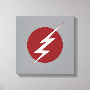 The Flash Lightning Bolt Logo Canvas Print