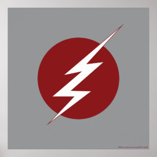 The Flash Lightning Bolt Logo Poster