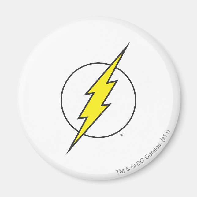 The Flash | Lightning Bolt Magnet (Front)
