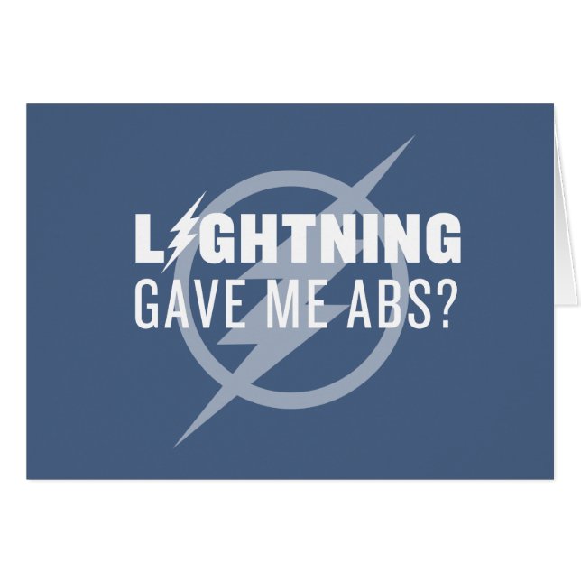 The Flash | "Lightning Gave Me Abs?" (Front Horizontal)