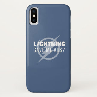 The Flash | "Lightning Gave Me Abs?" iPhone X Case