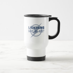 The Flash   "Lightning Gave Me Abs?" Travel Mug