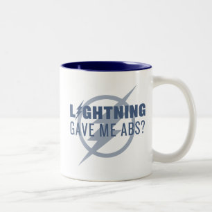 The Flash   "Lightning Gave Me Abs?" Two-Tone Coffee Mug
