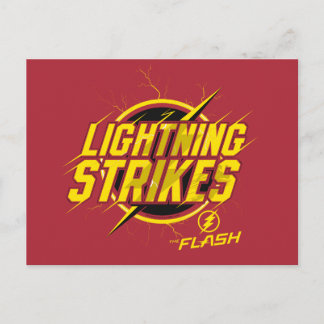 The Flash | "Lightning Strikes" Graphic Postcard