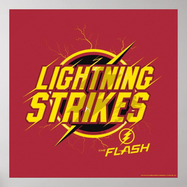 The Flash | "Lightning Strikes" Graphic Poster (Front)