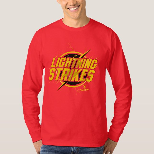 The Flash | "Lightning Strikes" Graphic T-Shirt (Front)