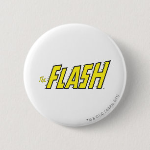 The Flash Logo Yellow 6 Cm Round Badge