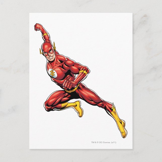 The Flash Lunging Postcard (Front)