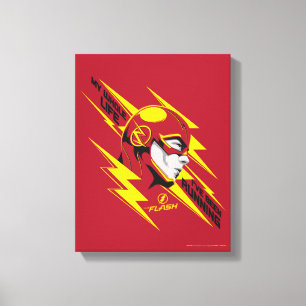 The Flash My Whole Life I've Been Running Canvas Print