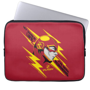 The Flash My Whole Life I've Been Running Laptop Sleeve