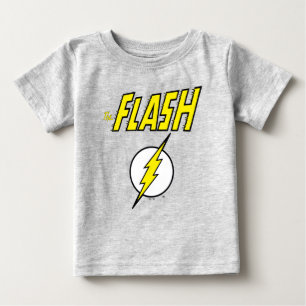 The Flash Name & Lightning Bolt Logo Baby T-Shirt