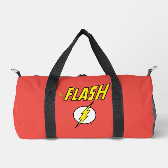 The Flash Name & Lightning Bolt Logo Duffle Bag (Front)