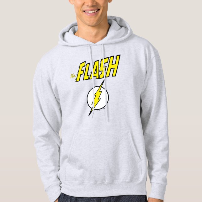 The Flash Name & Lightning Bolt Logo Hoodie (Front)