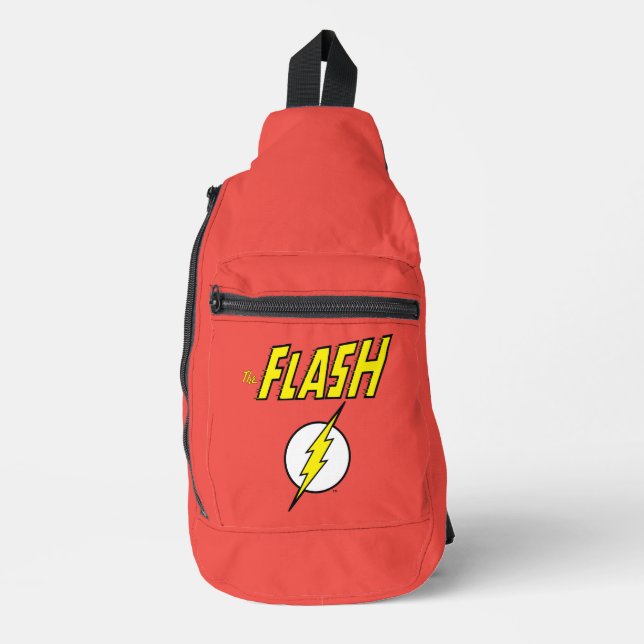 The Flash Name & Lightning Bolt Logo Sling Bag (Front)