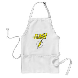 The Flash Name & Lightning Bolt Logo Standard Apron