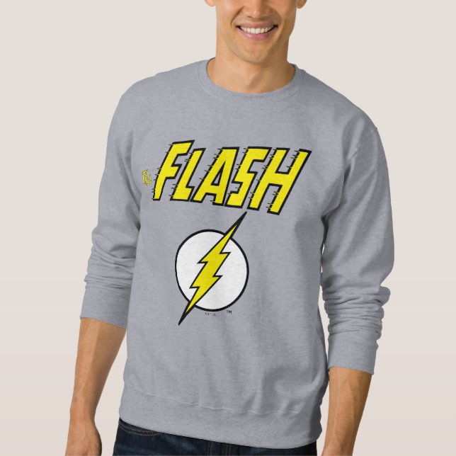 The Flash Name & Lightning Bolt Logo Sweatshirt (Front)