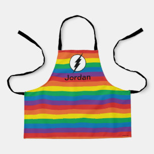 The Flash Rainbow Logo Apron