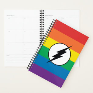 The Flash Rainbow Logo Planner