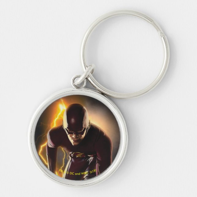 The Flash | Sprint Start Position Key Ring (Front)
