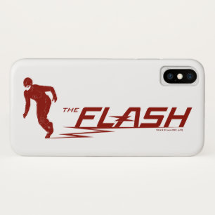 The Flash   Super Hero Name Logo iPhone X Case