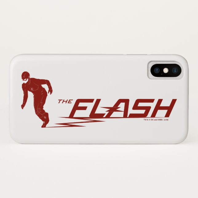 The Flash | Super Hero Name Logo Case-Mate iPhone Case (Back (Horizontal))