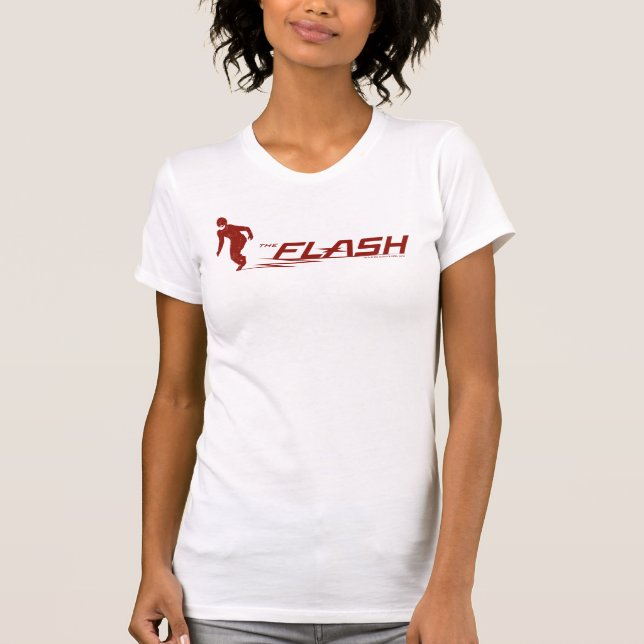 The Flash | Super Hero Name Logo T-Shirt (Front)