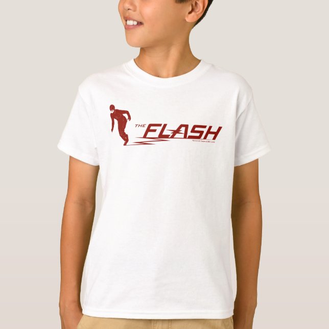 The Flash | Super Hero Name Logo T-Shirt (Front)