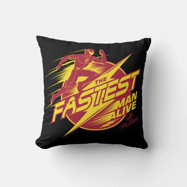 The Flash | The Fastest Man Alive Cushion (Front)