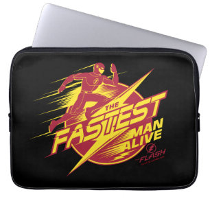 The Flash   The Fastest Man Alive Laptop Sleeve